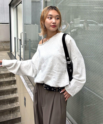 【AW】【EC限定】一字肩衛衣