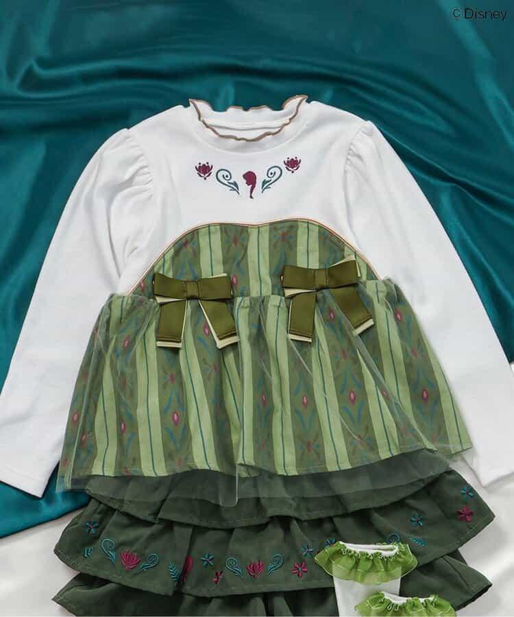 迪士尼角色荷葉邊上衣