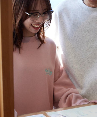 HOLIDAY ICECREAM 特別款寬鬆版型背部印花圓領衛衣