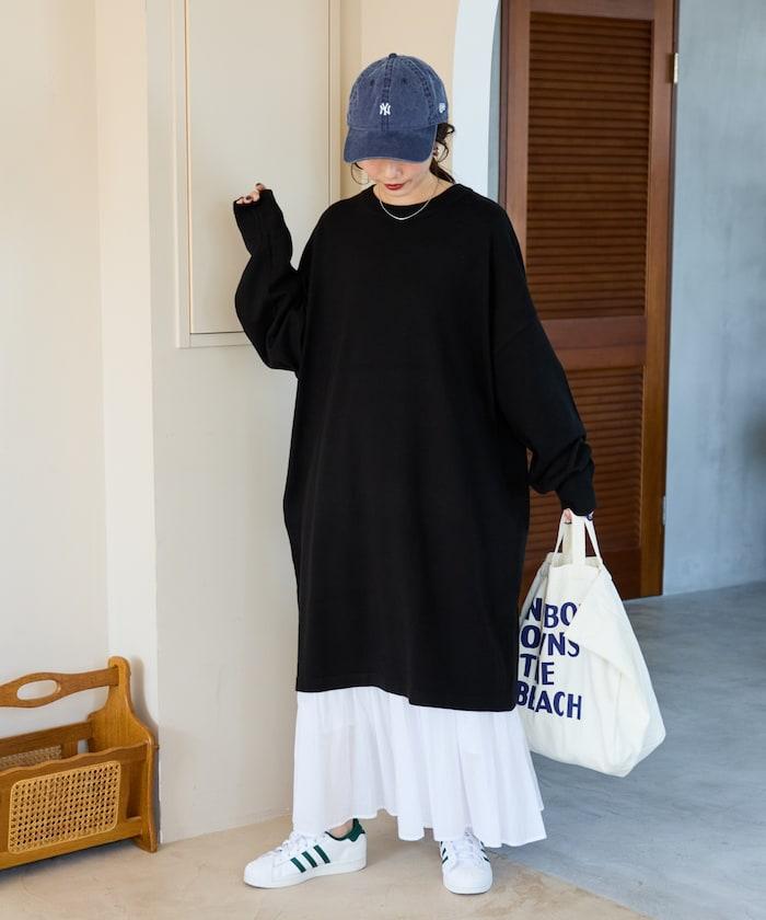 針織迷你連衣裙