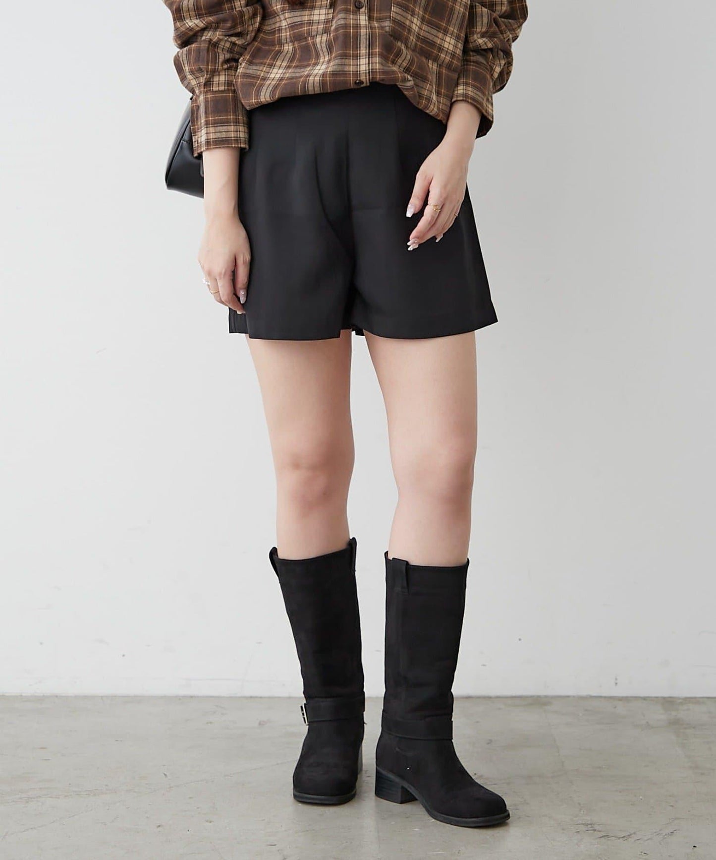 高腰短褲