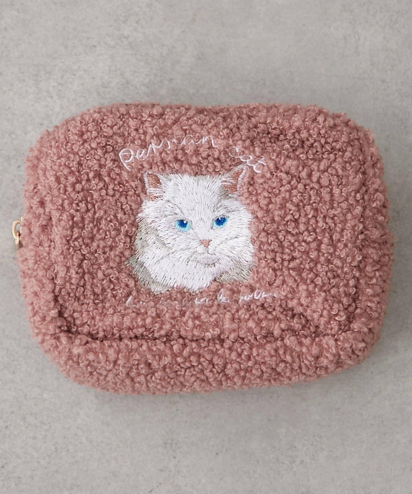 動物刺繡毛絨收納包