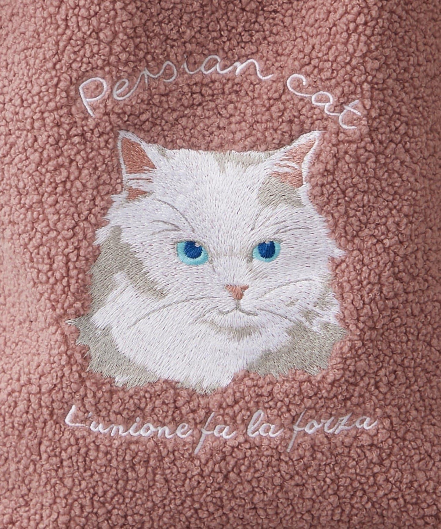 動物刺繡燈芯絨羊羔絨托特包