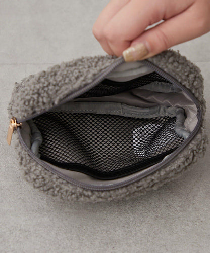 動物刺繡毛絨收納包