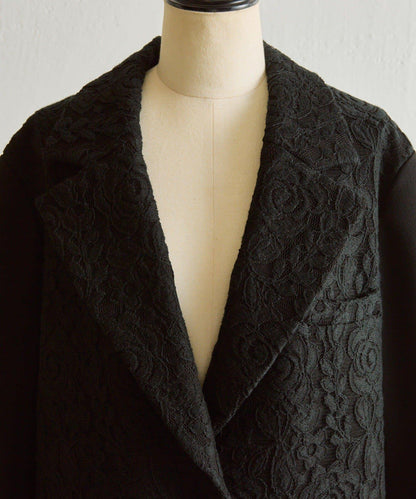 花卉圖案/刺繡蕾絲夾克【SUM1 STYLE】