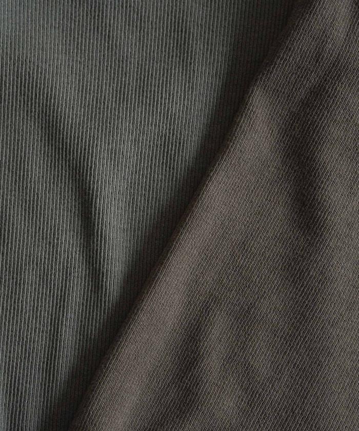 薑黃色荷葉邊高領長袖上衣