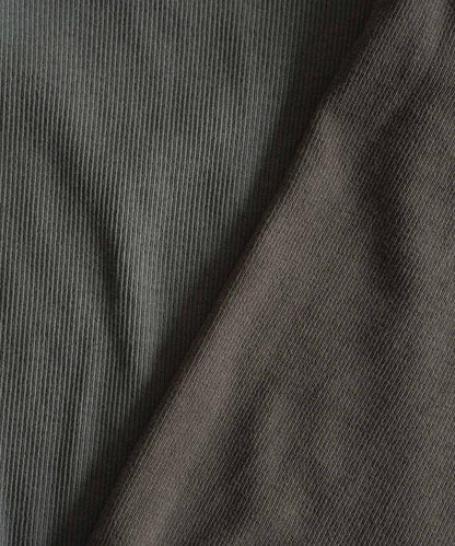 薑黃色荷葉邊高領長袖上衣