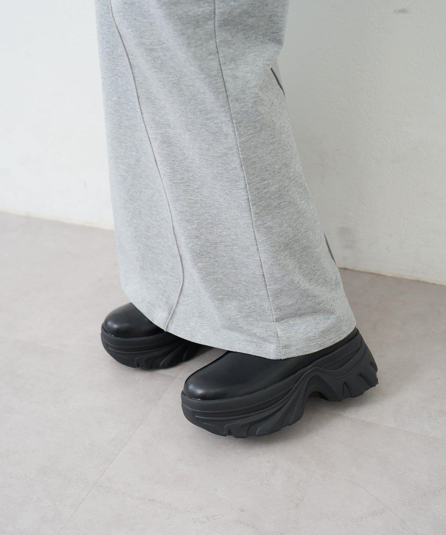 中筒皮靴