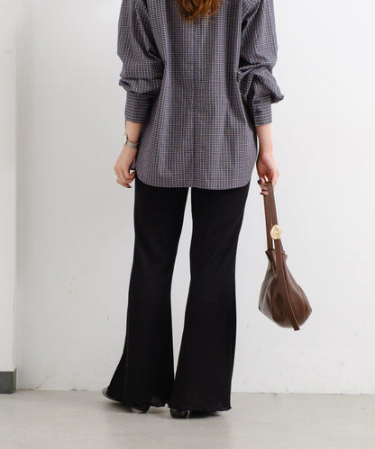 【Kastane】華夫格喇叭褲