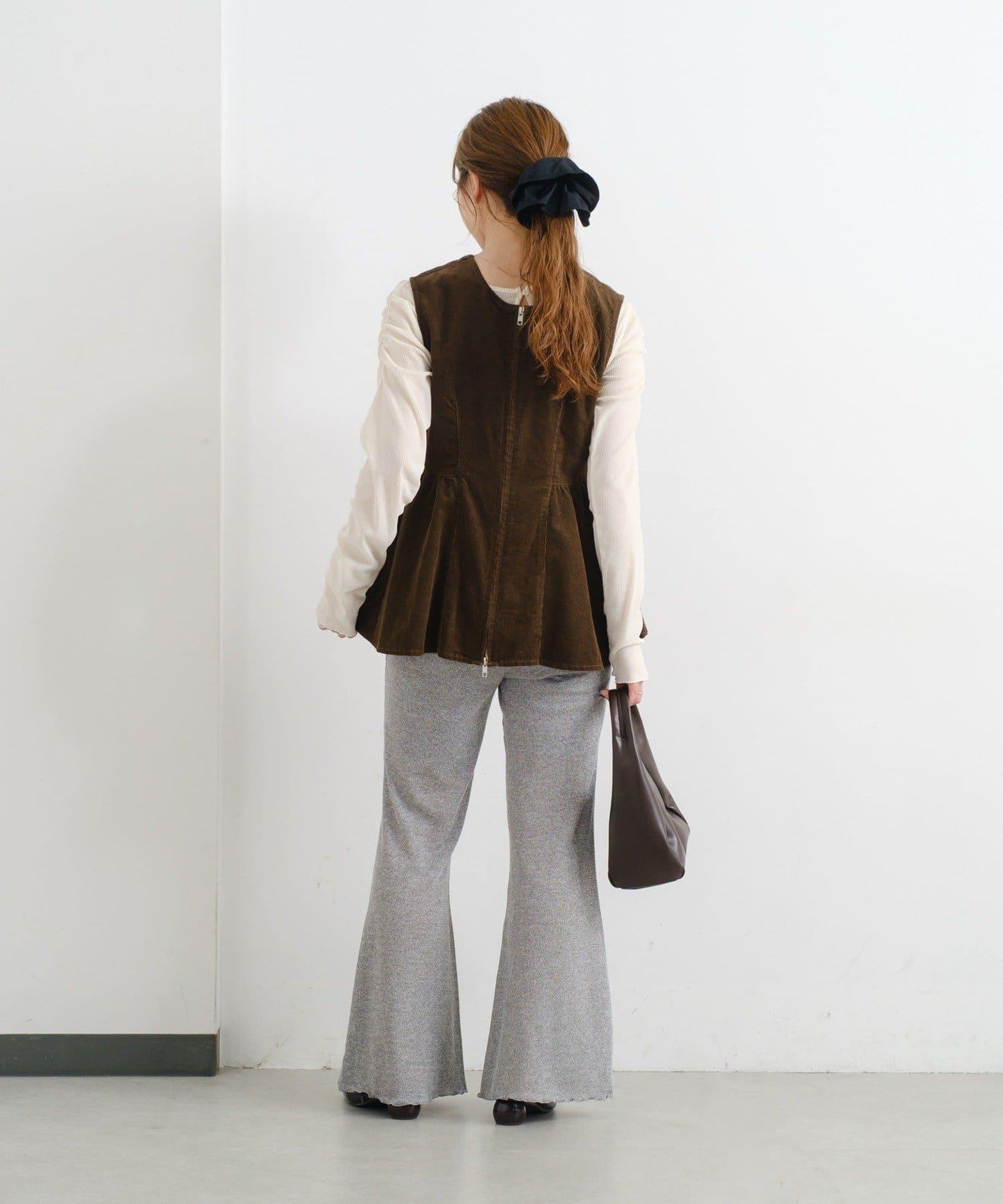 【Kastane】華夫格喇叭褲