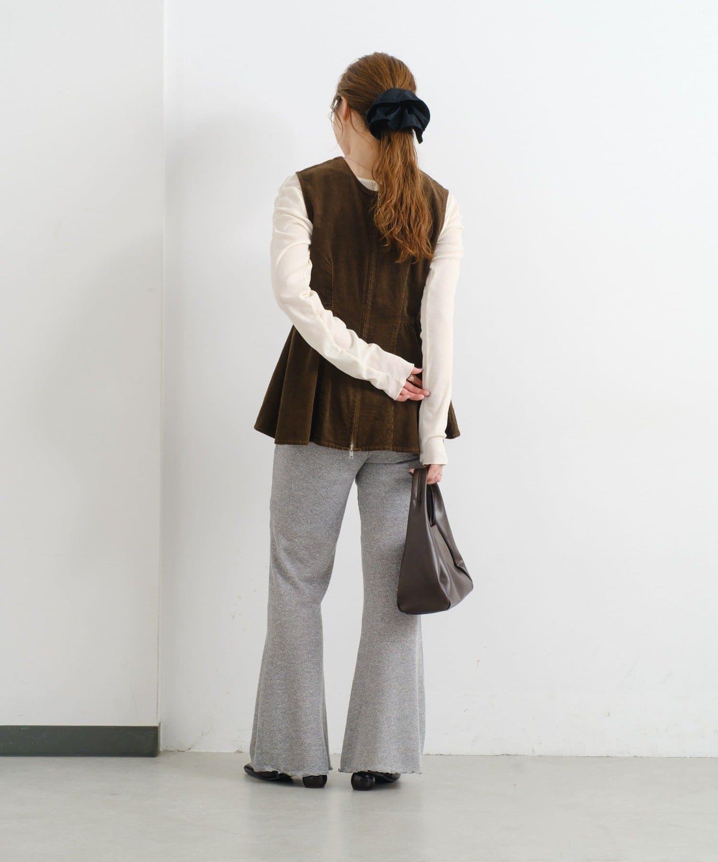 【Kastane】華夫格喇叭褲