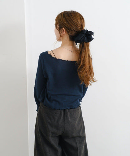 【前後兩穿】B 華夫格修身開衫