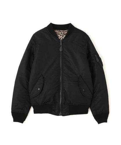 《WOMAN》LEOPARD LOGO MA-1
