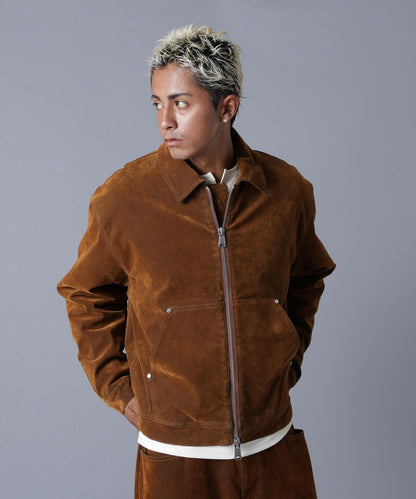 DankeSchon/FLOCKY牛仔絎縫夾克