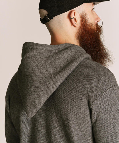 SALT AND PEPPER HALF ZIP HOODED SWEAT/ソルトアンドペッパー ハーフジップ パーカー