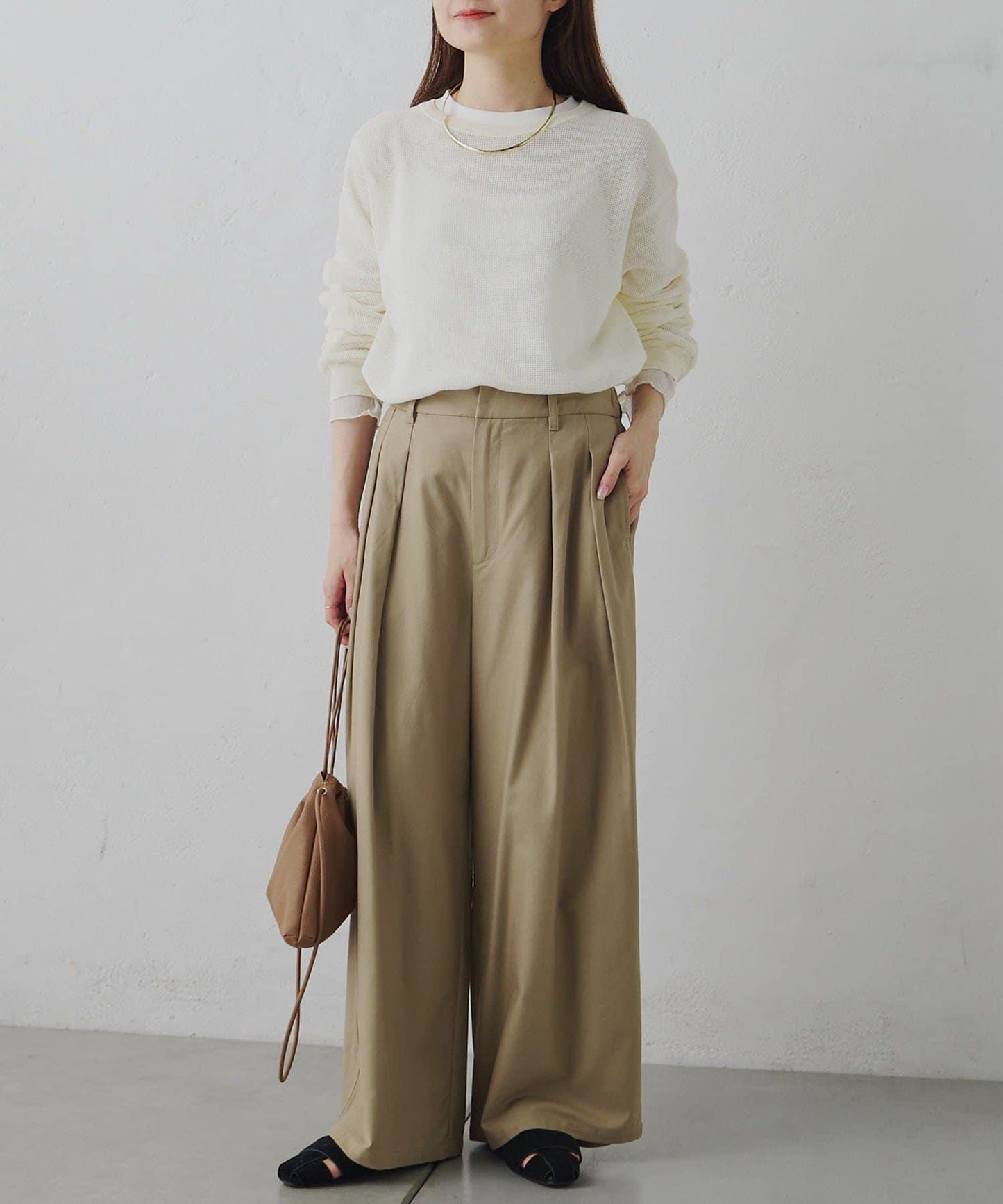 ラッセルメッシュカットソー