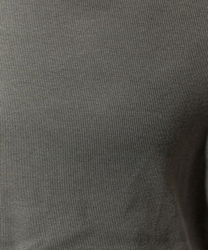 薑黃色荷葉邊長袖上衣