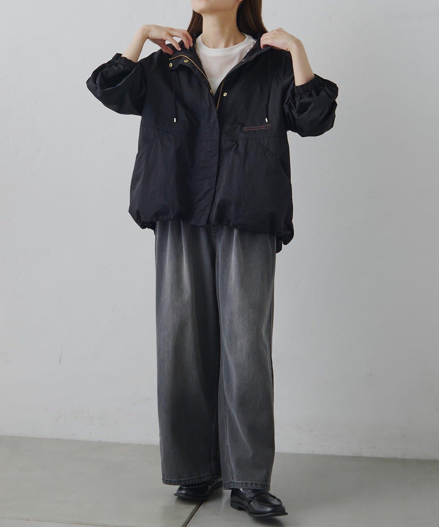 トリコットメッシュカットソー