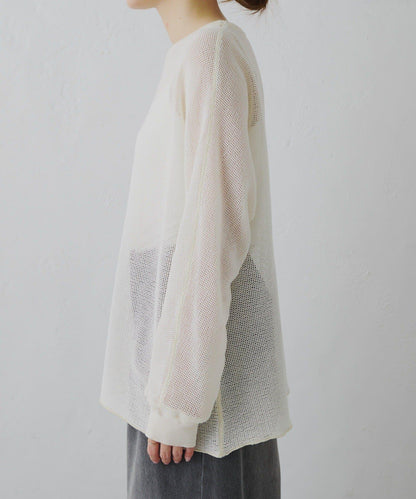 ラッセルメッシュカットソー