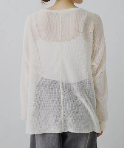 ラッセルメッシュカットソー