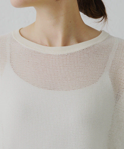 ラッセルメッシュカットソー