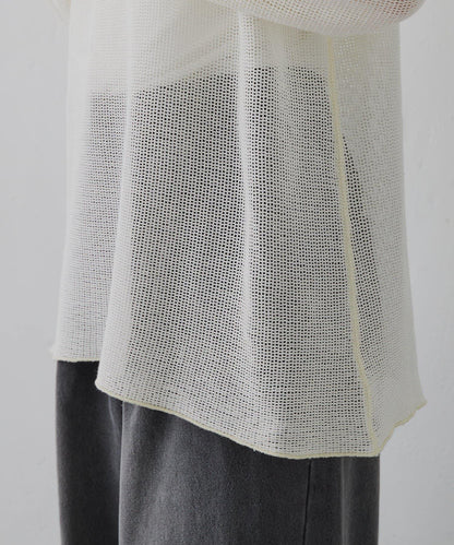 ラッセルメッシュカットソー