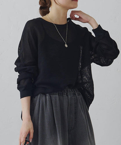 ラッセルメッシュカットソー