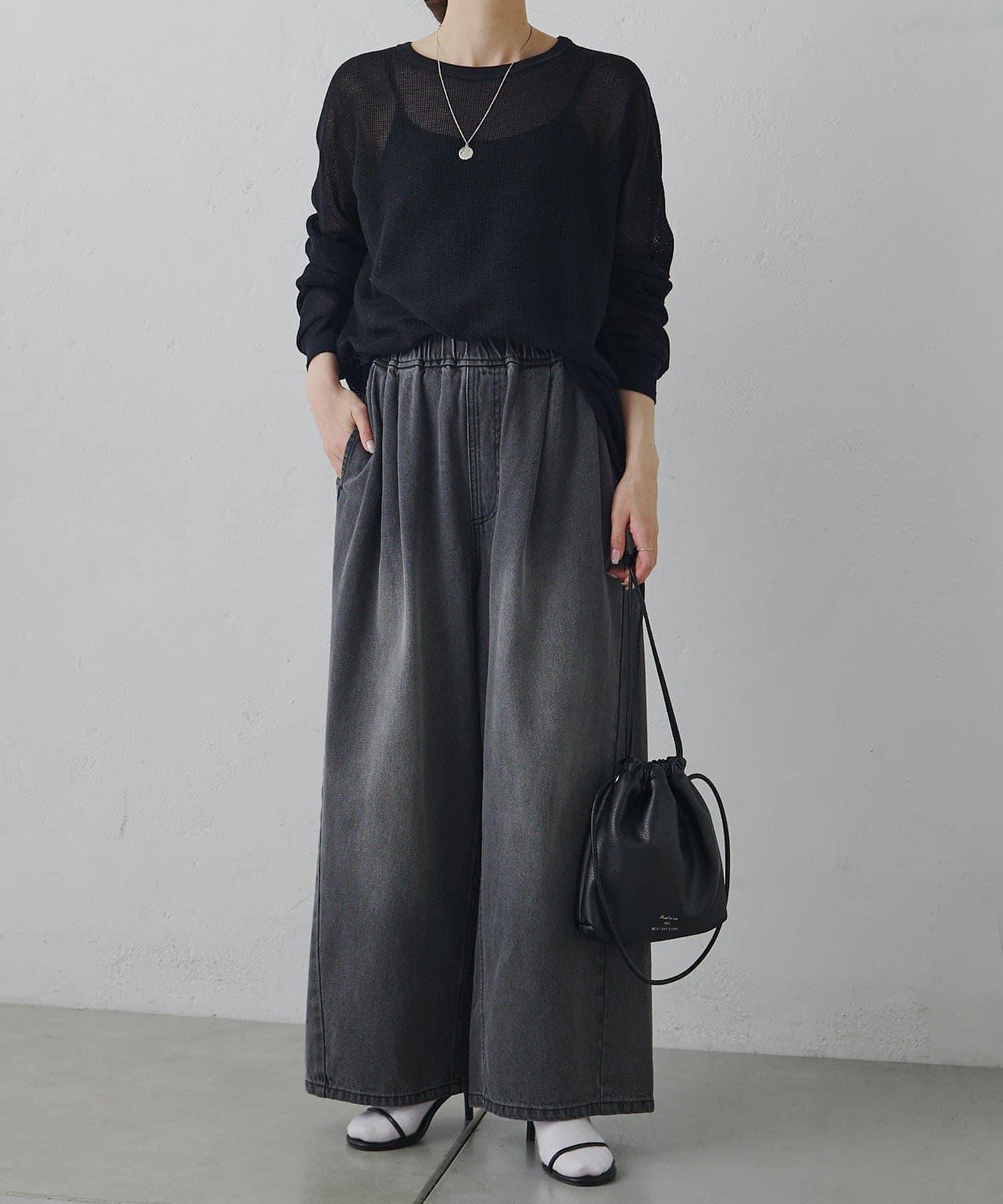 ラッセルメッシュカットソー