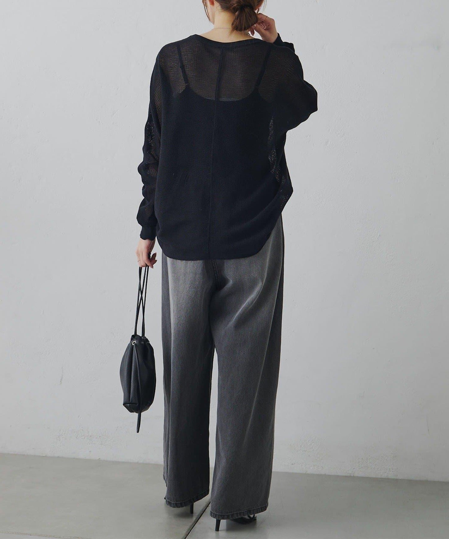 ラッセルメッシュカットソー