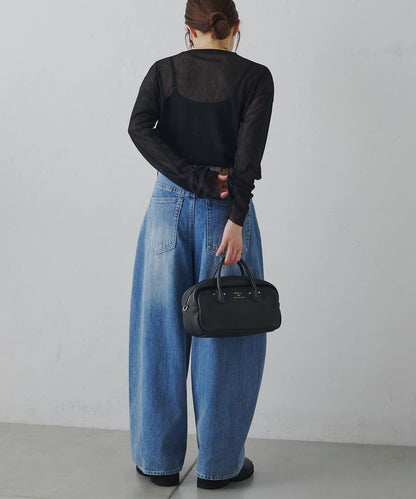 トリコットメッシュカットソー