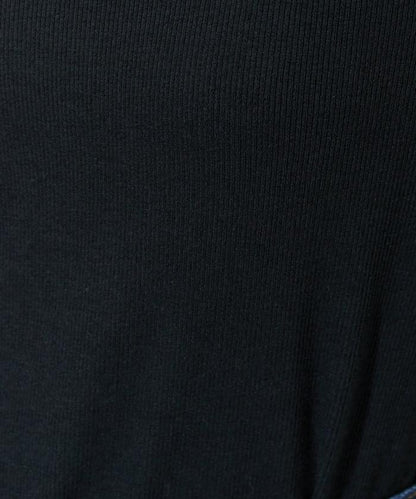 薑黃色荷葉邊長袖上衣