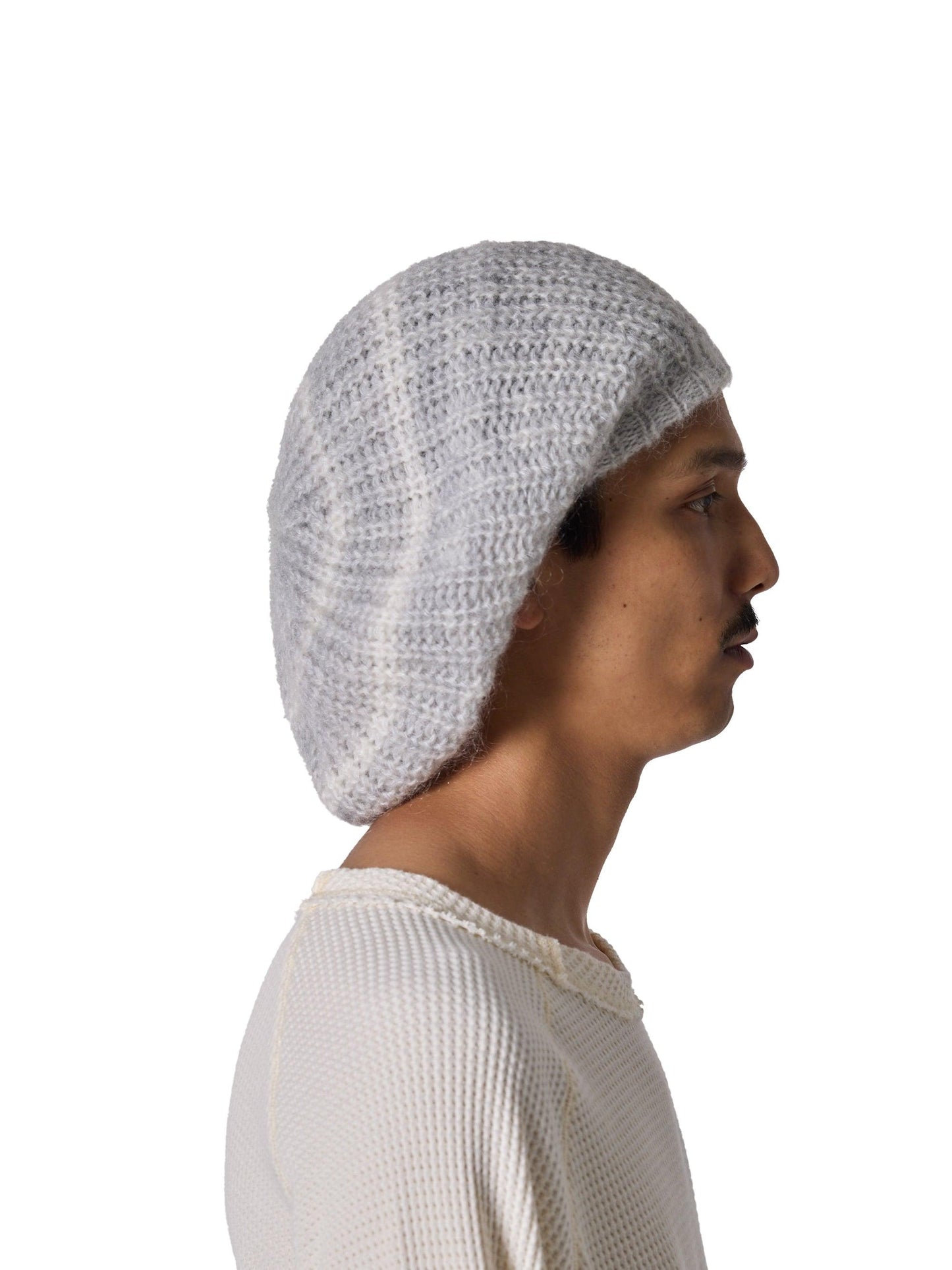 RESEARCHED BEANIE / MOHAIR MIX YARN