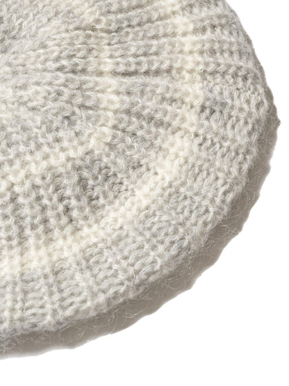 RESEARCHED BEANIE / MOHAIR MIX YARN