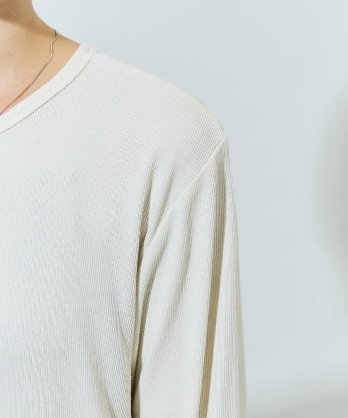 Ginger ヘンリーネック ロング スリーブ トップス【限定展開】