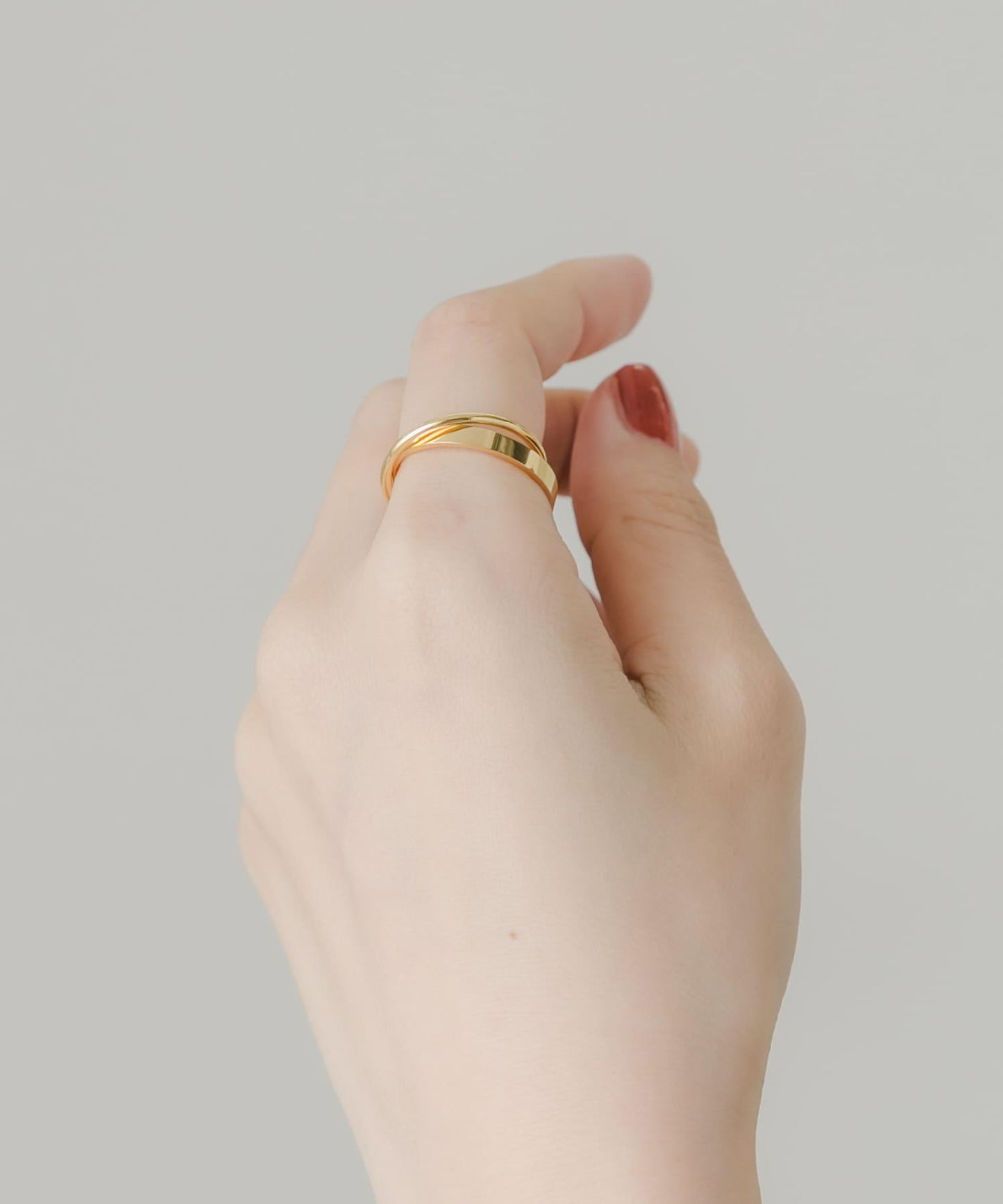 不鏽鋼雙層戒指