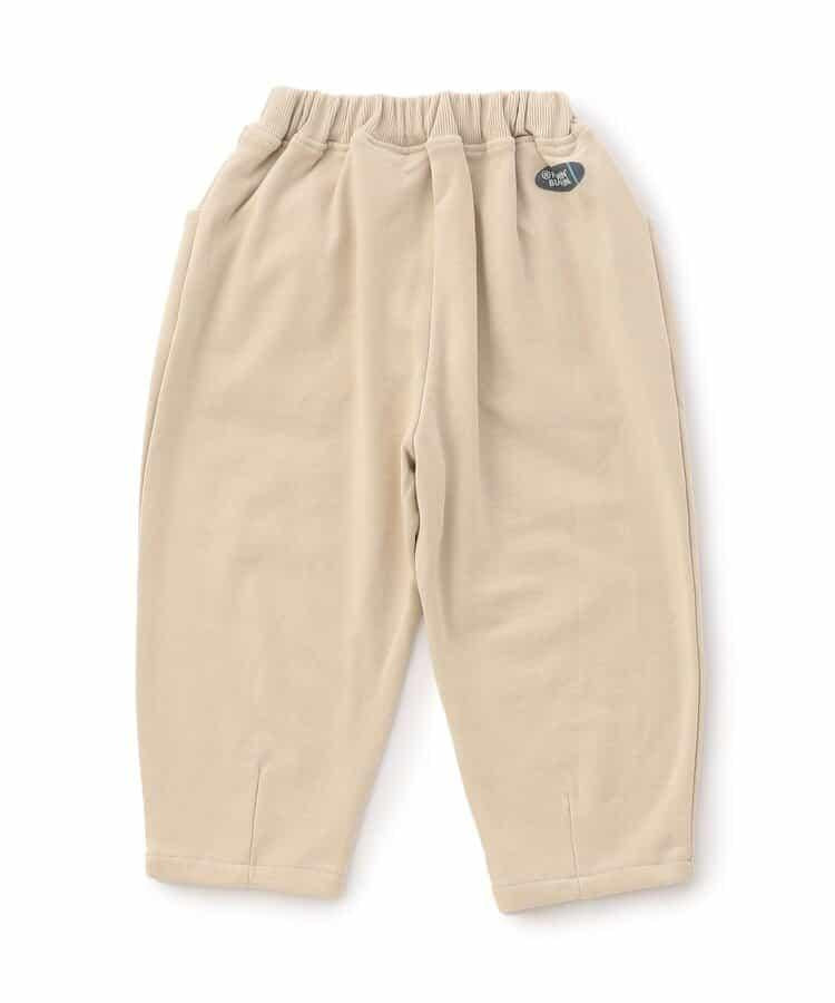 桶型剪裁褶皺長褲（可成套搭配） 十分褲