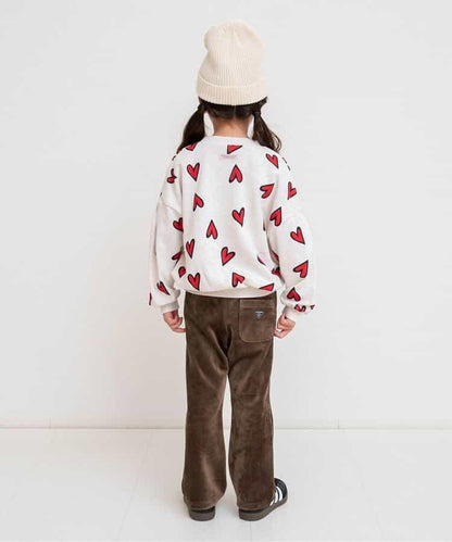 DAISUKI カットコールフレアパンツ  10分丈