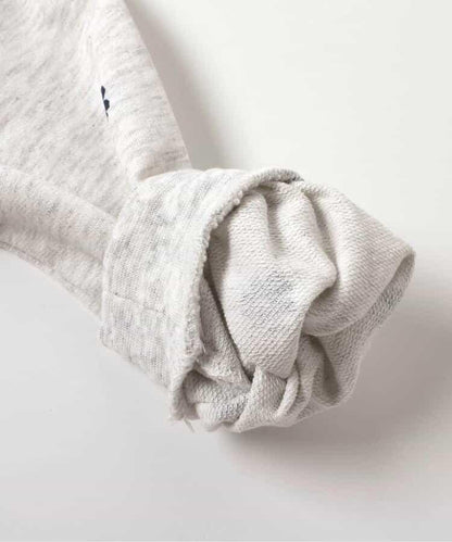 WEB限定 スウェットライクペプラムロゴトップス