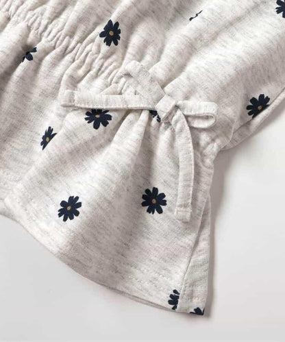 WEB限定 スウェットライクペプラムロゴトップス