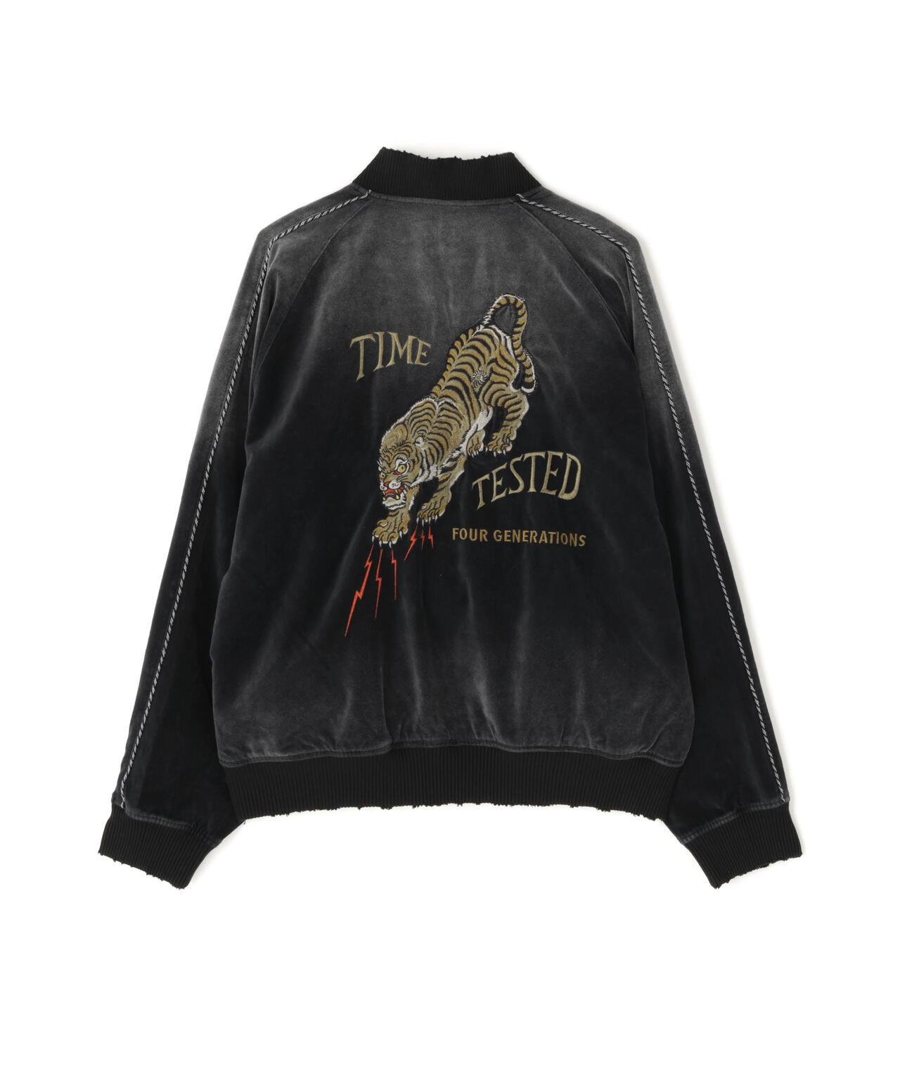 EMB. TIGER GRUNGE SOUVENIR JACKET/タイガー刺繍 グランジスーベニアジャケット