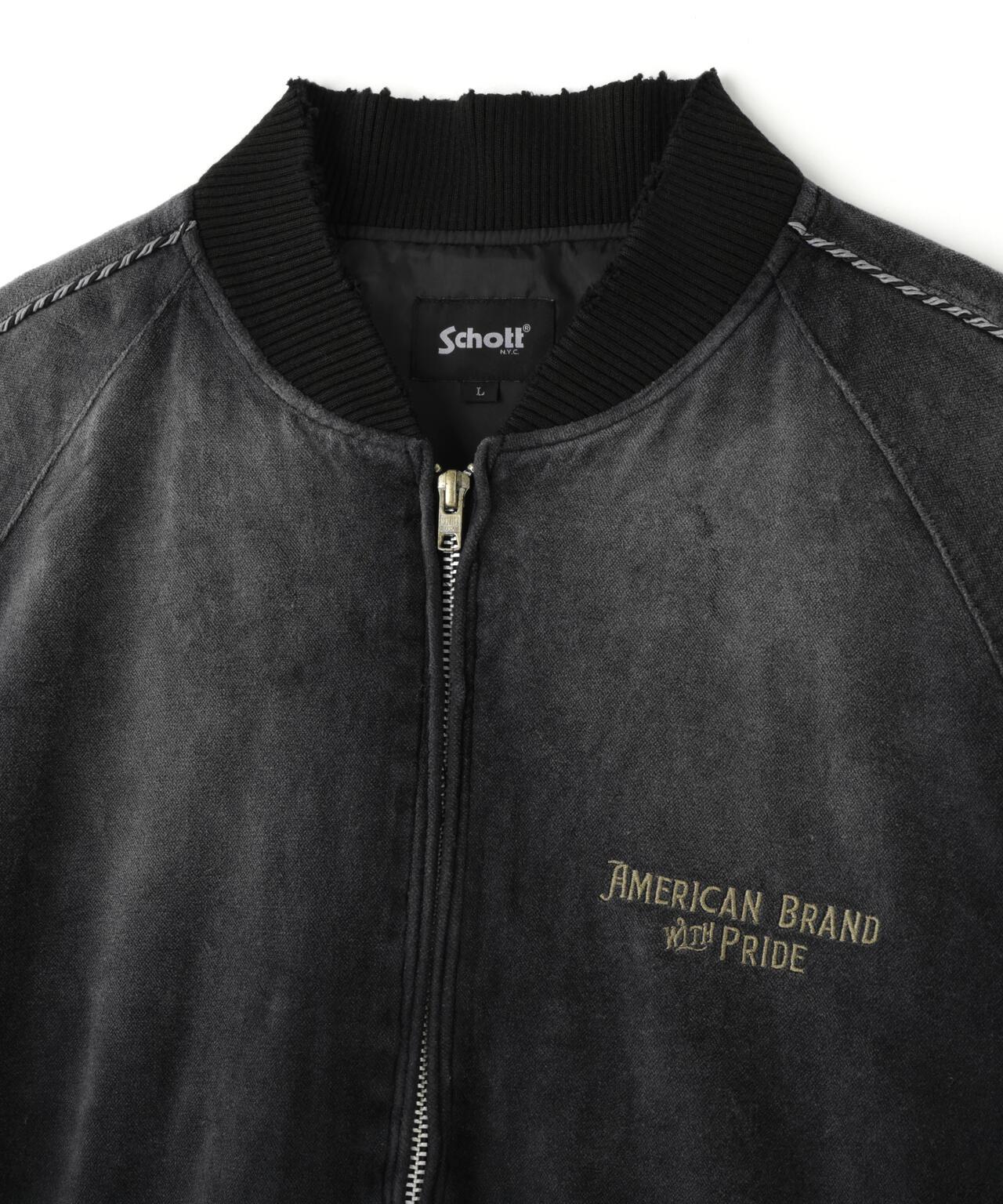 EMB. TIGER GRUNGE SOUVENIR JACKET/タイガー刺繍 グランジスーベニアジャケット