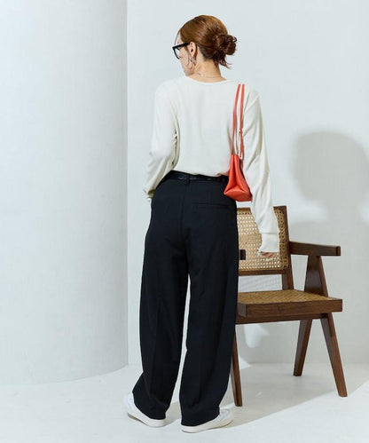 Ginger ヘンリーネック ロング スリーブ トップス【限定展開】