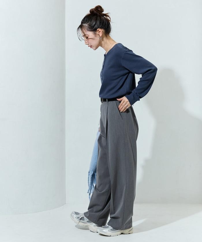 Ginger ヘンリーネック ロング スリーブ トップス【限定展開】