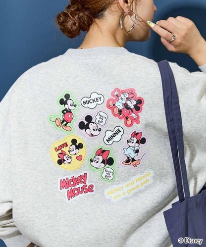 特別款/Mickey Mouse＆Minnie Mouse/米奇＆米妮/背面印花衛衣