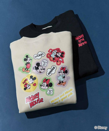 特別款/Mickey Mouse＆Minnie Mouse/米奇＆米妮/背面印花衛衣