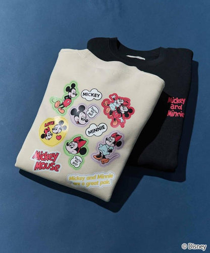 特別款/Mickey Mouse＆Minnie Mouse/米奇＆米妮/背面印花衛衣