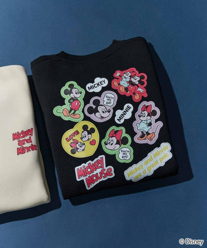 特別款/Mickey Mouse＆Minnie Mouse/米奇＆米妮/背面印花衛衣