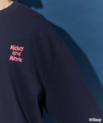 特別款/Mickey Mouse＆Minnie Mouse/米奇＆米妮/背面印花衛衣