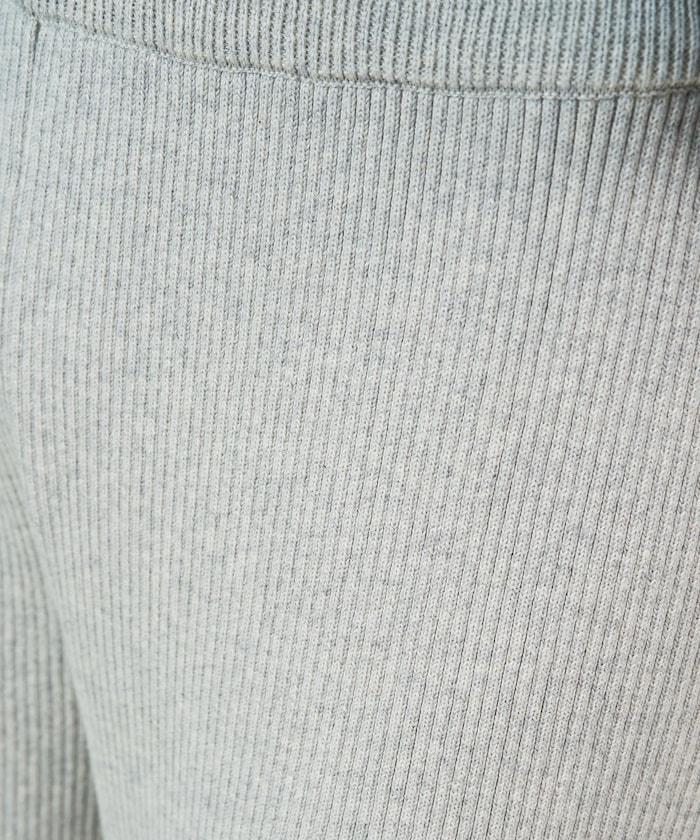 羅紋喇叭針織褲