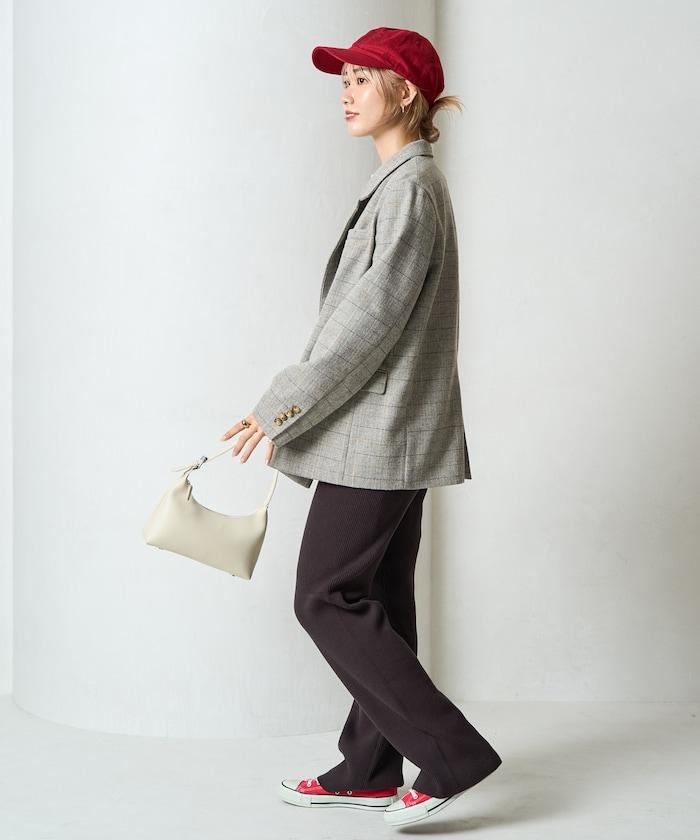 羅紋喇叭針織褲